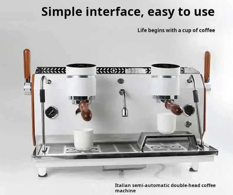 Commercial Semi-Automatic Espresso Machine — Touchscreen, 1- or 2-Group