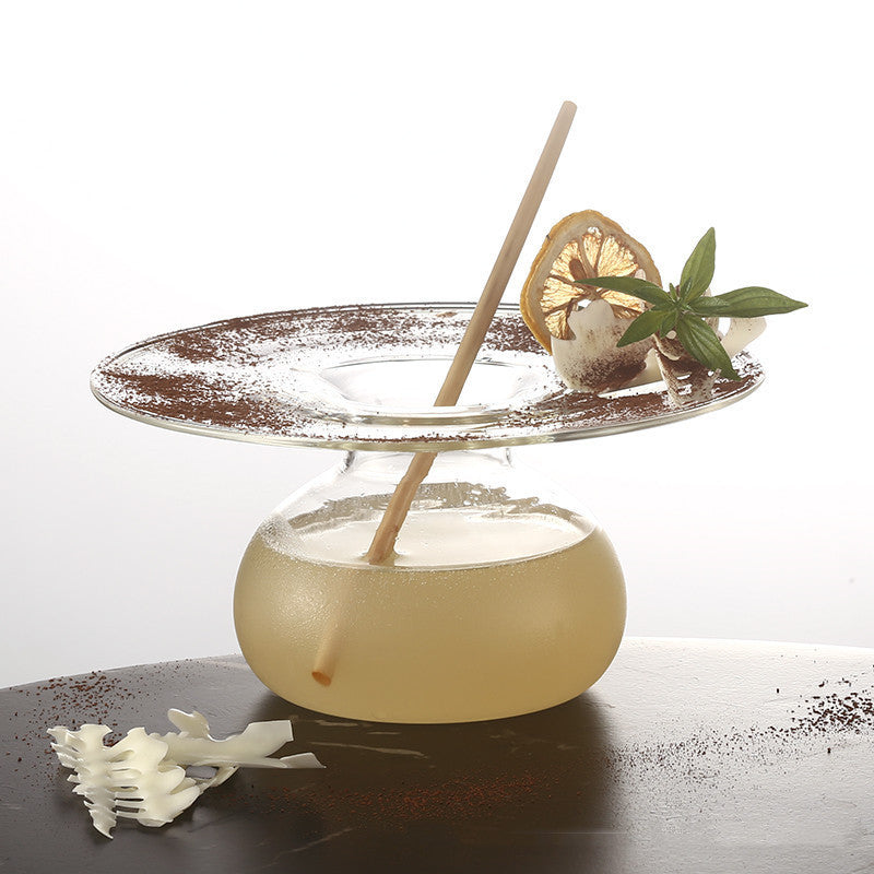 Nordic UFO Borosilicate Cocktail Glass, 420 ml