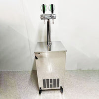 Water-Cooled Draft Beer Kegerator — 40L Stainless Steel image preview