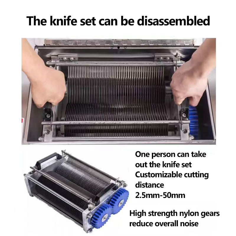 Commercial Electric Meat Cutting Machine — Slice, Shred & Dice