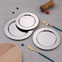 Metal Charger Plate — Stainless Steel Underplate image preview