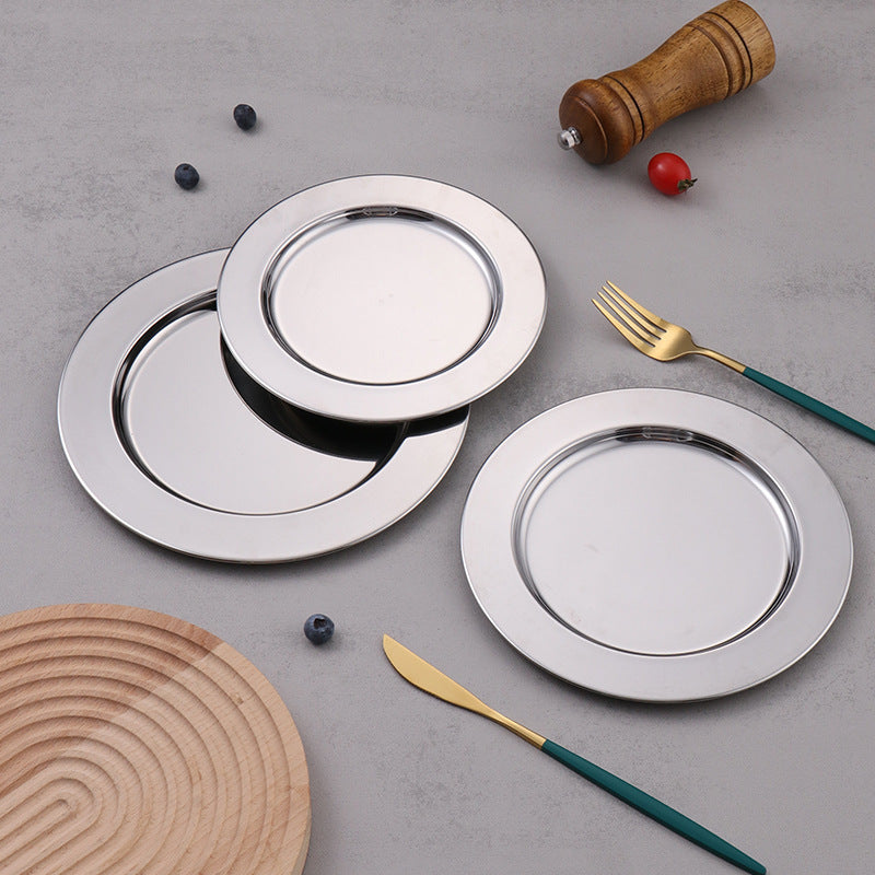 Metal Charger Plate — Stainless Steel Underplate