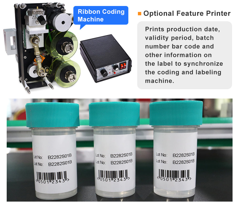 Automatic Desktop Round Bottle Labeling Machine