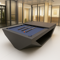Aperçu : Billard 3 en 1 ardoise, table à manger — bois massif