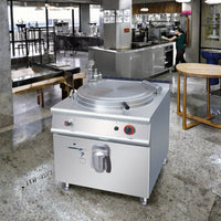 Commercial Gas Soup Kettle — 100 L Stainless Steel Double-Jacketed Pan image preview