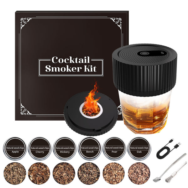 Electric Cocktail Smoker Kit — USB Rechargeable