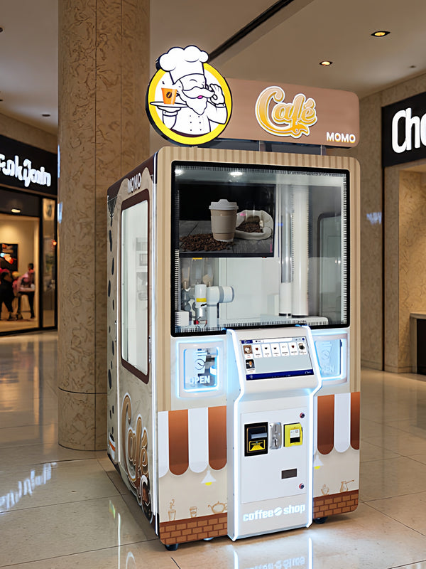 Self-Service Robotic Coffee Vending Machine — Freshly Ground