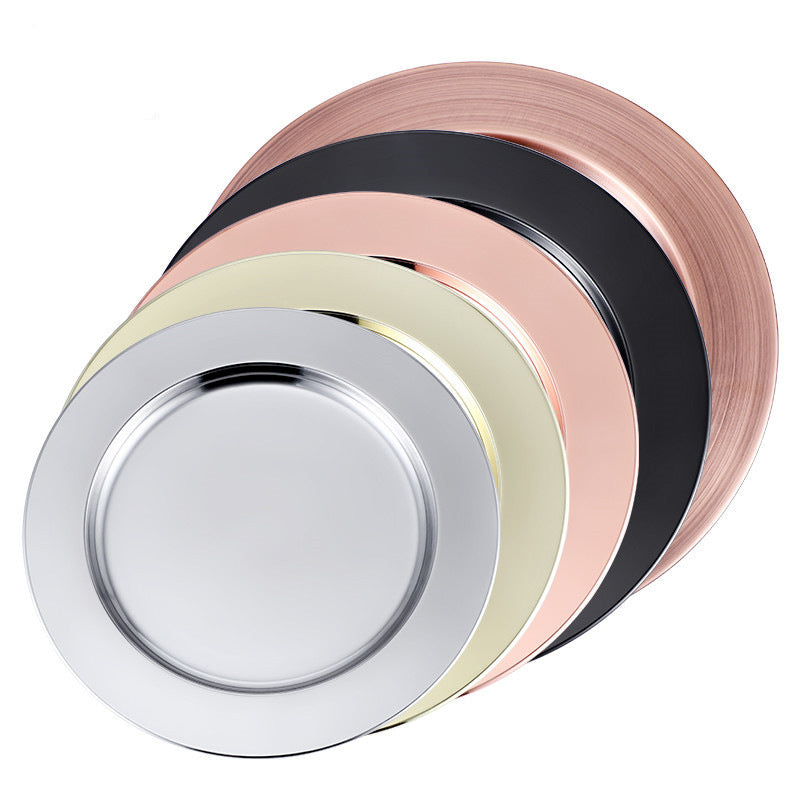 Metal Charger Plate — Stainless Steel Underplate