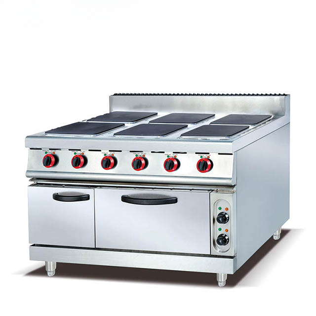 Electric 6-Burner Range with Oven
