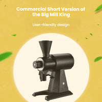 Commercial 98mm Flat Burr Coffee Grinder — 1000W image preview