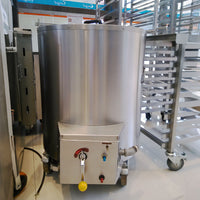 Commercial Gas Tandoor Clay Oven — Round Stainless Steel image preview