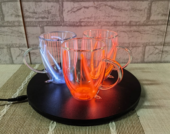 Plasma Ball Glasses Set — Touch-Reactive Luminous Cups (Set of 3)