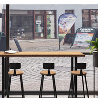 Commercial Bar Furniture Set — Solid Wood Tables &amp; Bar Stools image preview
