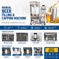 Manual Bottle Filling &amp; Capping Machine for Craft Breweries image preview