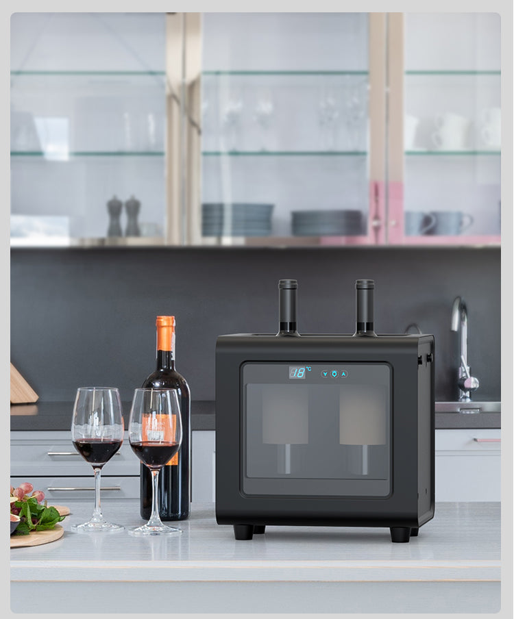 Thermoelectric Mini Wine Cooler — 2-Bottle