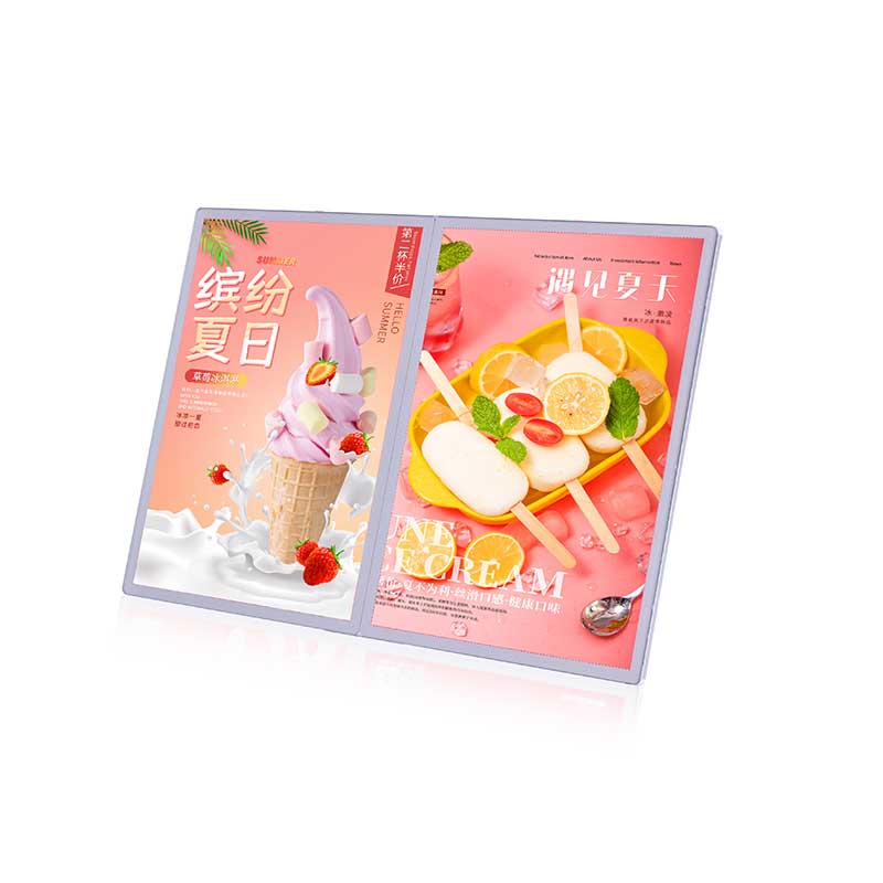 Slim LED Menu Light Box — Aluminum Snap Frame, A2