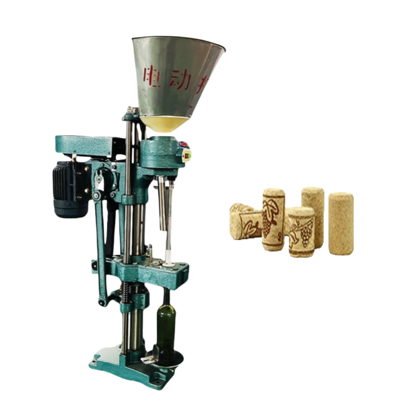 Semi-Automatic Wine Corking & Capping Machine