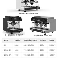 Commercial 3-Group Semi-Automatic Espresso Machine — Heat Exchange image preview