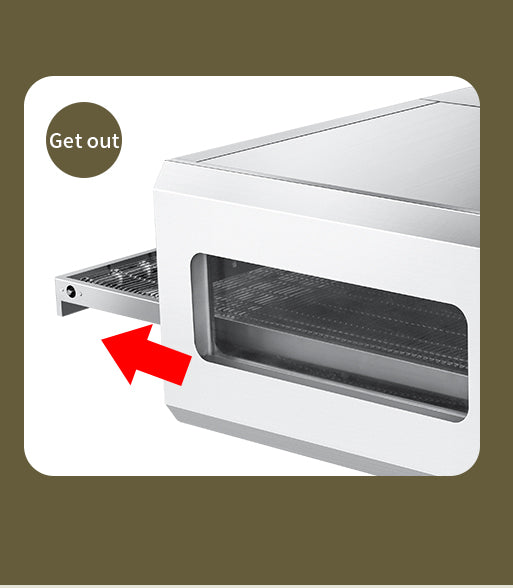 Commercial Electric Reciprocating Chain Baking Oven — Touch Screen