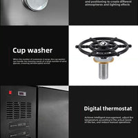 Commercial Draft Beer Dispenser — Air-Cooled Multi-Tap System image preview