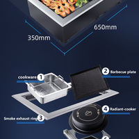Commercial Electric Hot Pot &amp; BBQ Grill Table — 2-in-1 image preview