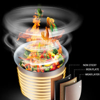 Commercial Gas Drum Stir-Fry Machine — Tabletop Automatic Cooker image preview