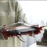 Shark Whiskey Decanter Set with Glasses image preview