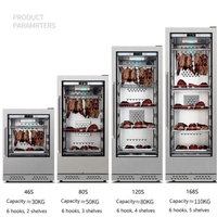 Commercial Dry Aging Refrigerator — Glass Door, Stainless Steel image preview