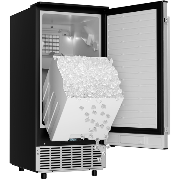 Commercial Undercounter Ice Maker — 85 lb/Day, Self-Cleaning