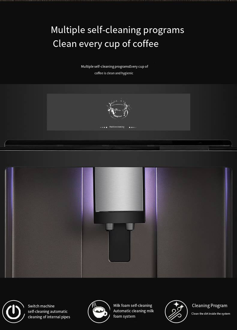 Built-In Automatic Espresso Machine — Touchscreen, 19-Bar