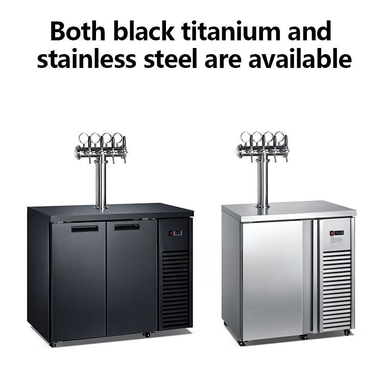 Commercial Draft Beer Kegerator — Undercounter Back Bar Cooler