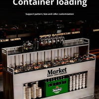 Commercial Wrought Iron Condiment Station — Self-Service Sauce Bar Counter image preview