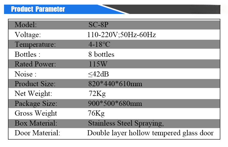 Automatic Wine Dispensing System — Lighted Stainless Steel Cooler