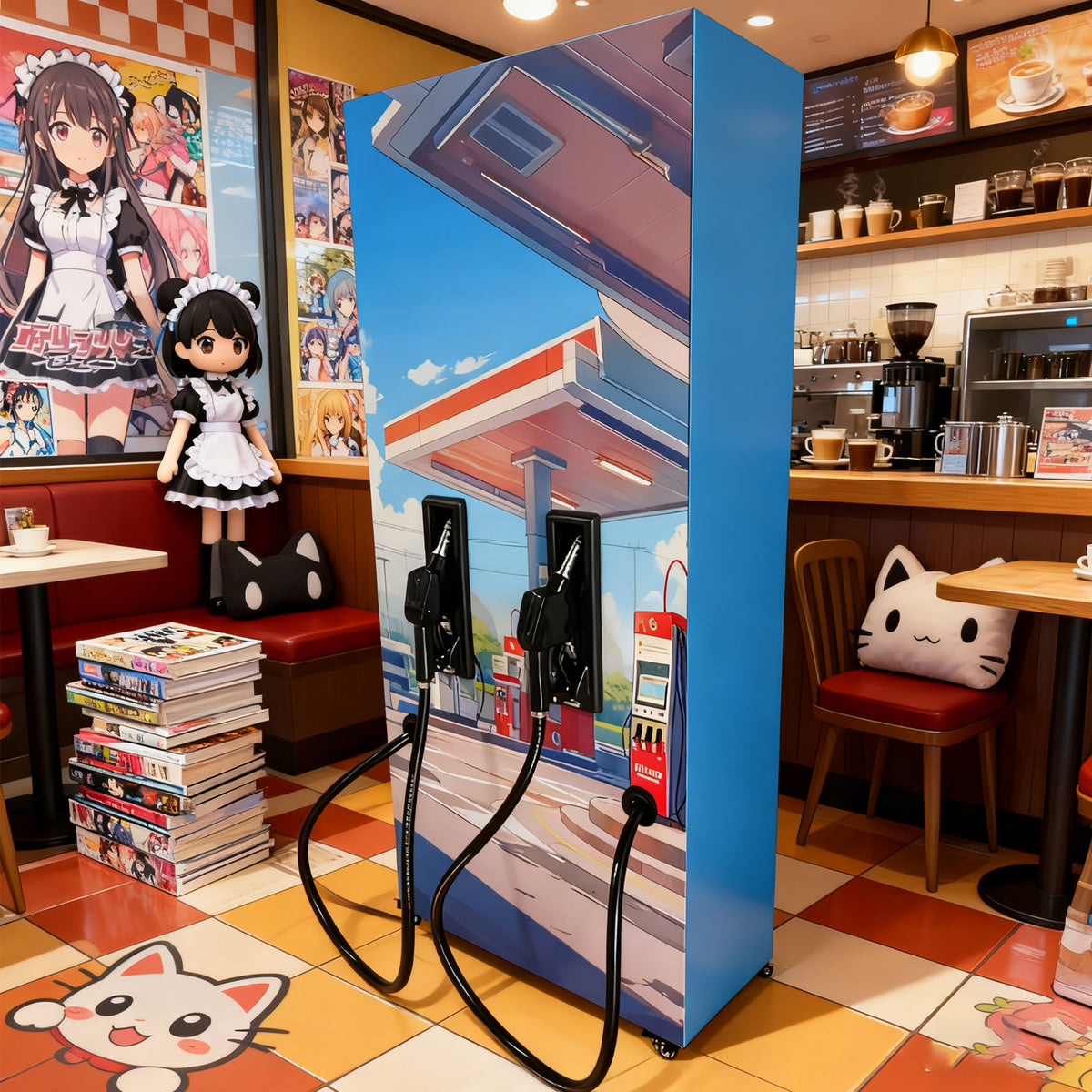Commercial Beverage Dispenser Station