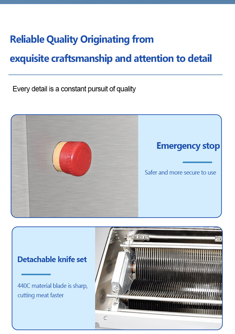 Commercial Electric Meat Cutting Machine — Slice, Shred & Dice