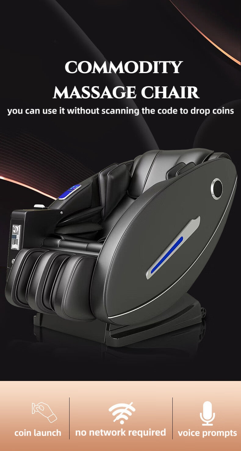 Coin-Operated Vending Massage Chair — Zero Gravity, Full Body