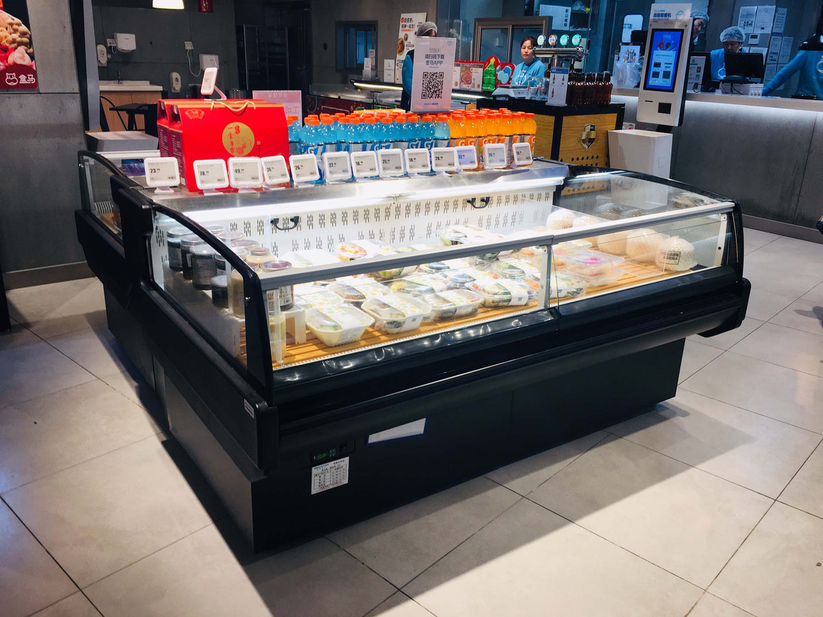 Commercial Refrigerated Seafood Display Case — Ice Deck