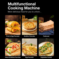 Commercial Gas Rotating Crepe Maker — 400 mm Single Plate image preview