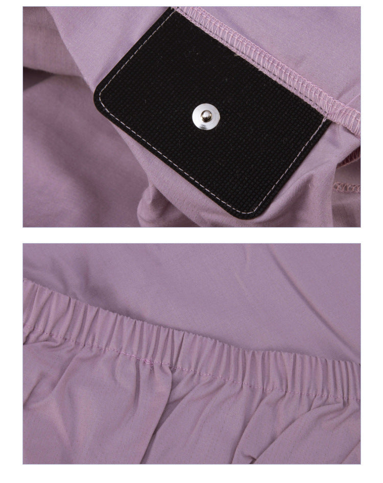Organic Cotton Grounding Fitted Sheet — Silver-Fiber Earthing