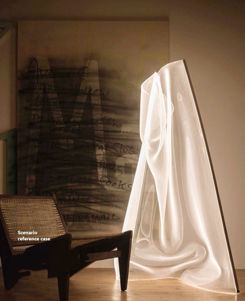 Modern Geometric Acrylic LED Floor Lamp
