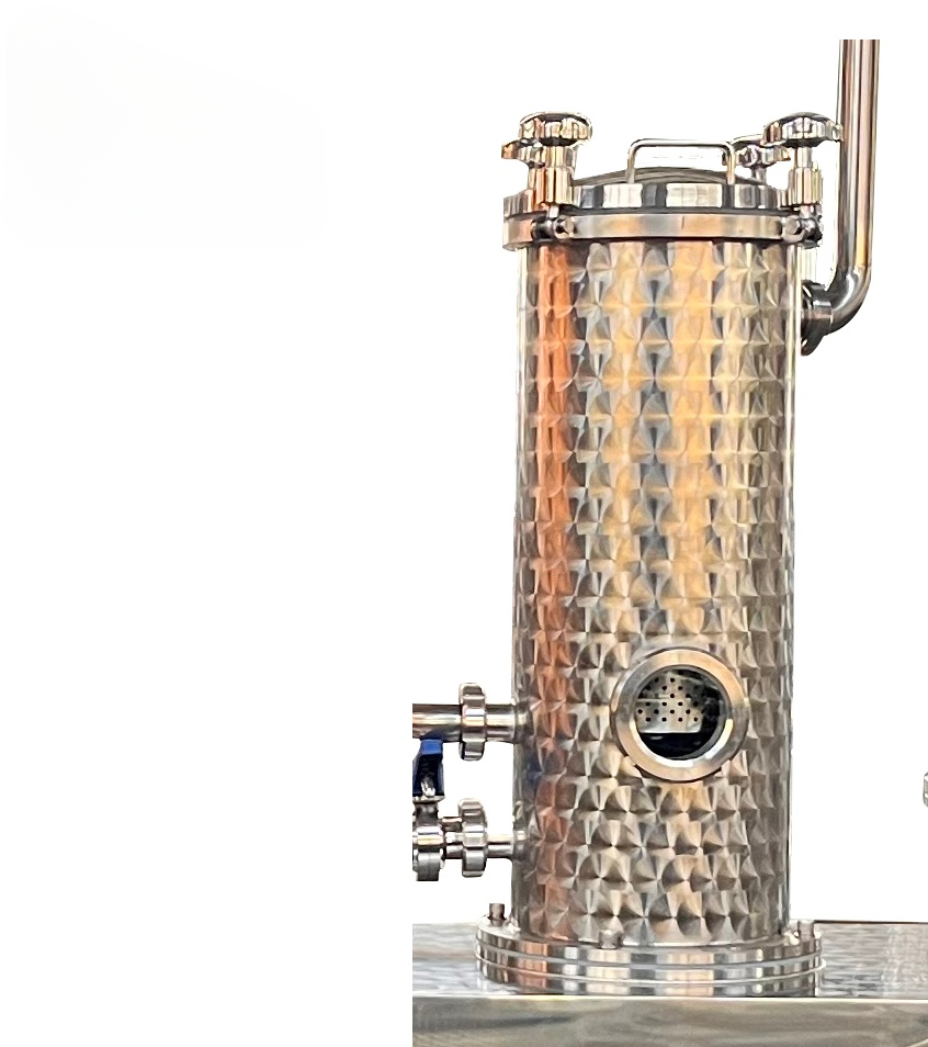 Commercial Reflux Column Still — Copper & Stainless Distillation System