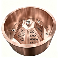 Round Island Commercial Kitchen Exhaust Hood — Stainless Steel Canopy image preview