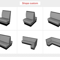 Modern Bar Furniture Set — Cross-Back Chairs &amp; Wood-Top Tables image preview