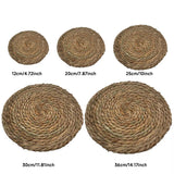 Round Woven Seagrass Charger Plates & Placemats