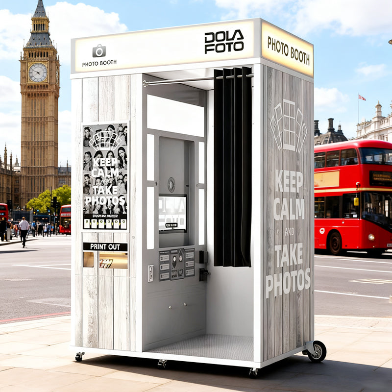 Self-Service Photo Booth Kiosk — Instant Print