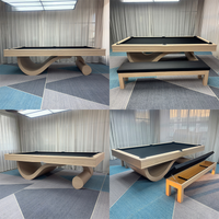 Solid Walnut Slate Pool Table — American 7/8/9 ft image preview