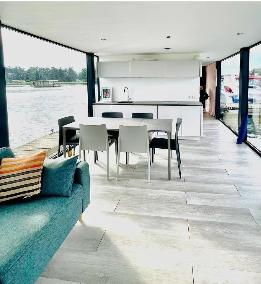 Aluminum Pontoon Houseboat — 11.5 m, 16-Person