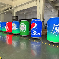 Can-Shaped Cylinder LED Video Display — Custom Digital Signage image preview
