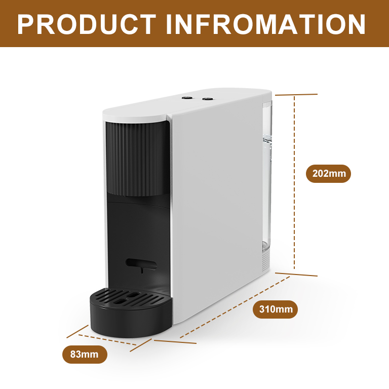 Capsule Coffee Machine — 20 Bar, Dual Brew Sizes