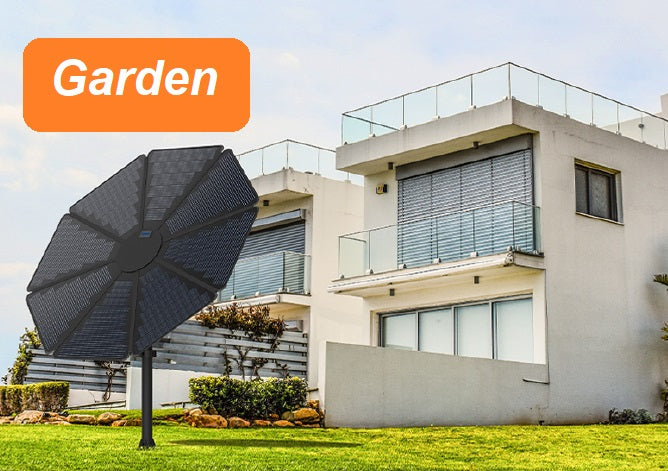 Off-Grid Solar Flower Power Station — Full Home Kit